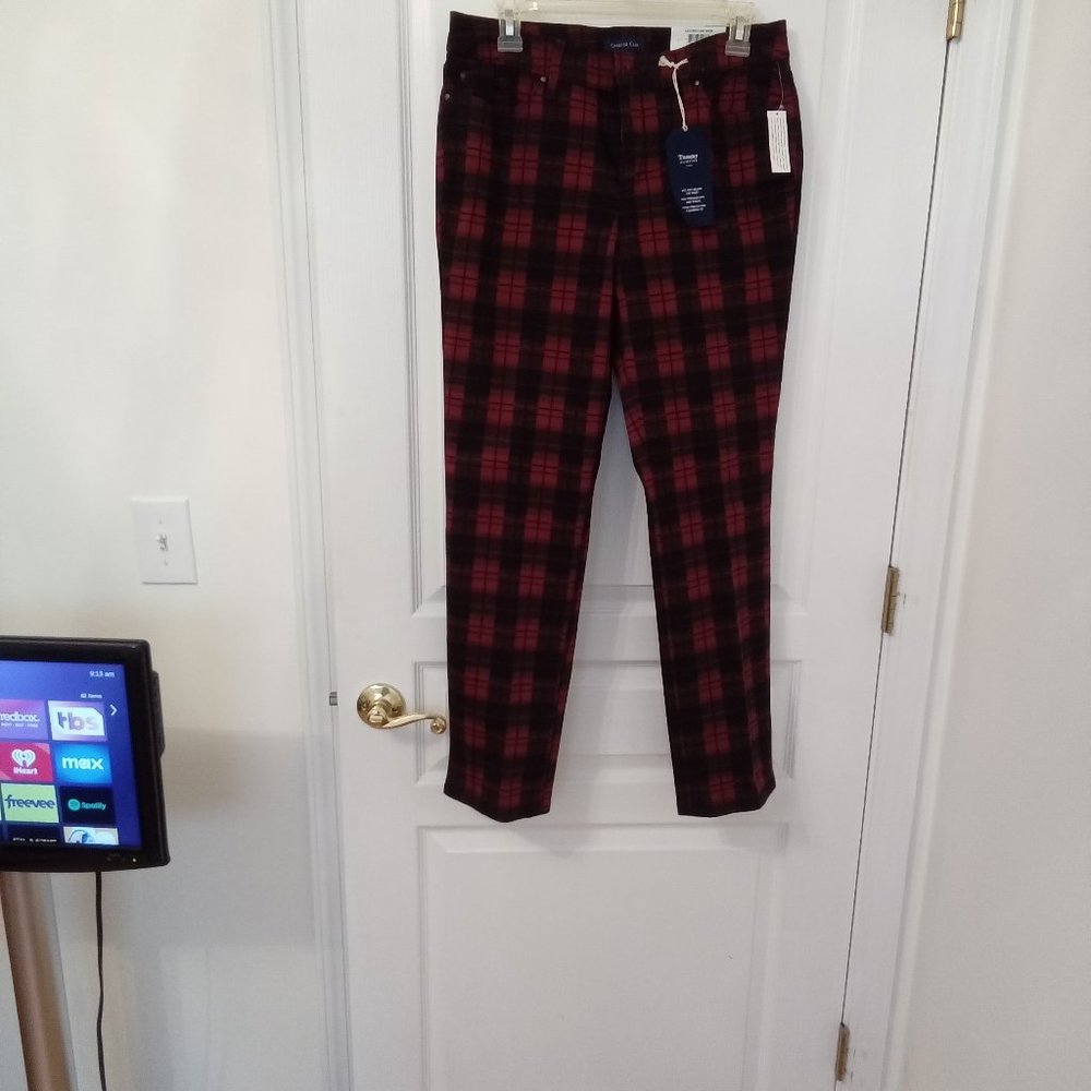 Plaid Jeans